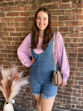Rylee Denim Romper