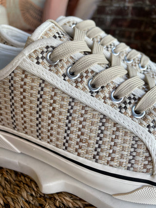 Waiting List Sneakers | Tan Combo