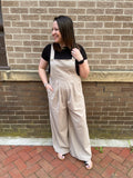 Fran Overall Jumpsuit | Stone