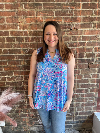 Liz Tank | Blue