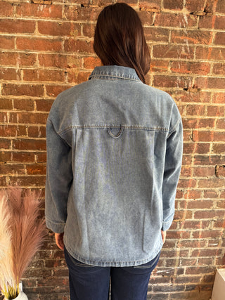 Shelley Denim Top