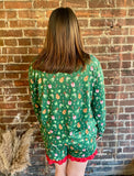 All I Want For Christmas Ruffle Pajama Set