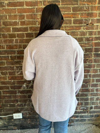 Bailey Shacket | Lavender