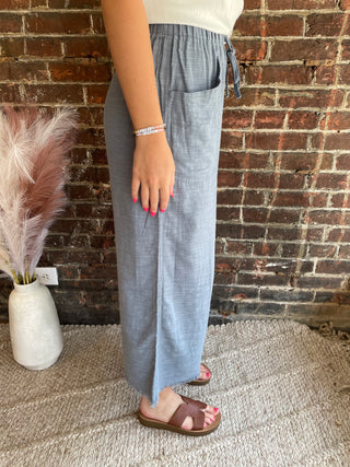 Farah Pants | Slate Blue