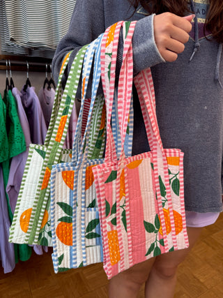 Orange Grove Reversible Mini Tote