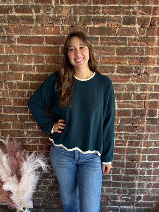 Lucy Sweater | Teal