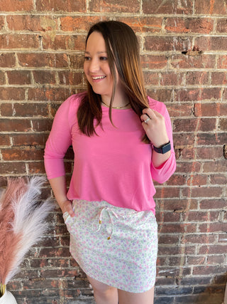 Spirit Of Spring Floral Skort