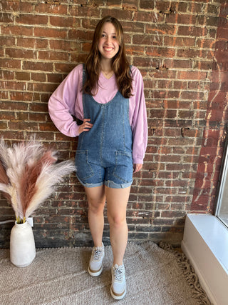 Rylee Denim Romper