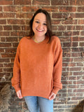 Fall Embossed Sweater