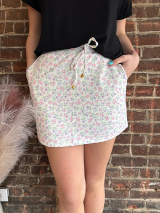 Spirit Of Spring Floral Skort