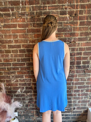 Airloom Dress | Ocean Blue