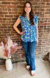 Liz Flutter Tank | Royal