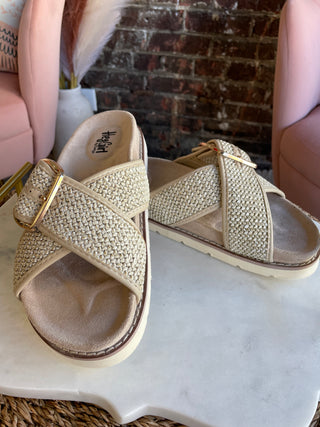 Booked Sandals | Beige