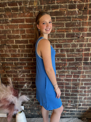 Airloom Dress | Ocean Blue