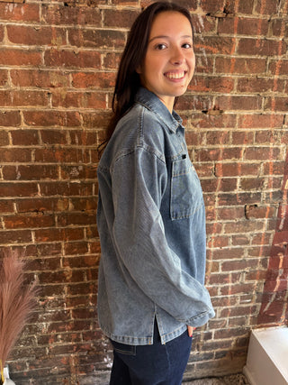 Shelley Denim Top