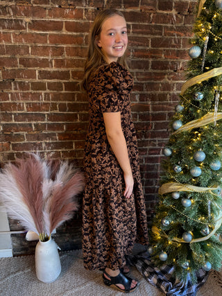 Flora Dress | Brown