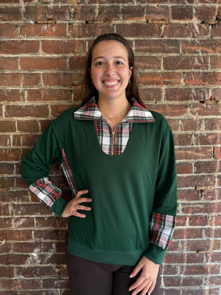 Juniper Plaid Pullover