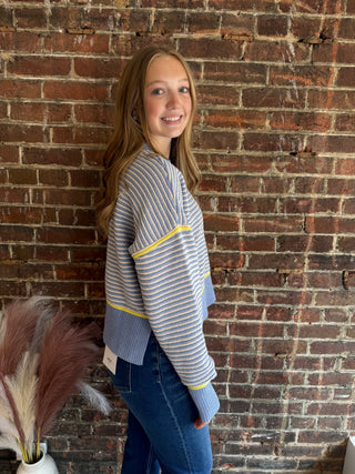Payton Sweater | Blue