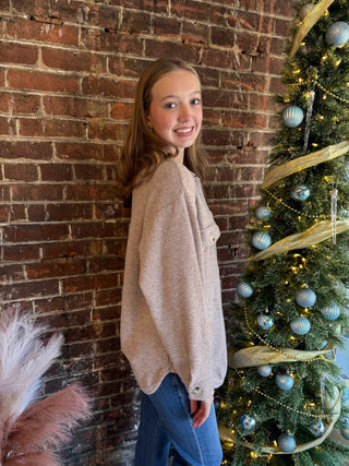 Bailey Shacket | Brown