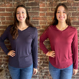 Brittany Basic Long Sleeve Tee