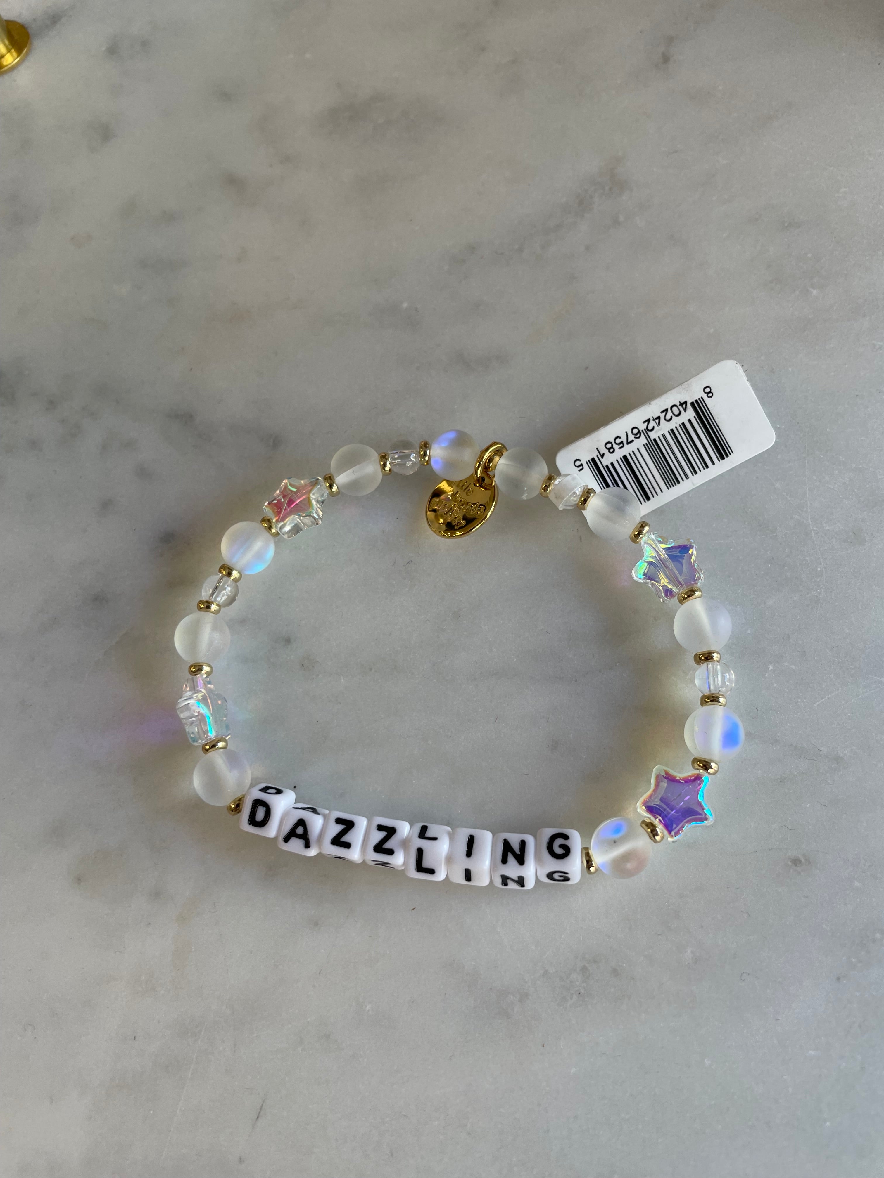 ☆little words project☆DL限定 70周年記念ビーズブレスレット Custom Rainbow Beaded Bracelet | Personalized Bracelet