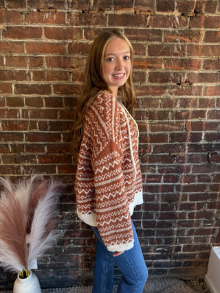 Ivy Fleece Knit Hoodie