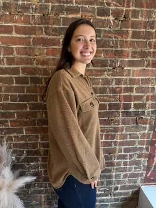 Bailey Shacket | Mocha