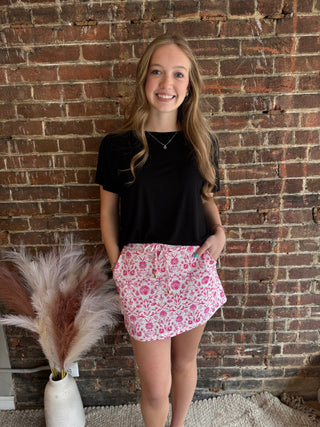 Enchanted Garden Skort | Pink