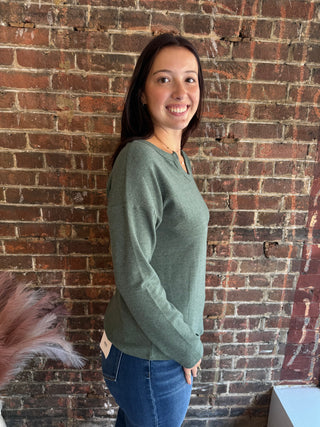 Brynlee Top | Olive