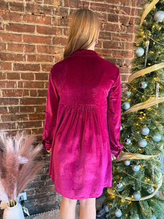 Selena Dress | Magenta