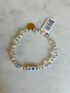 Joy Bracelet- Glass Ornaments