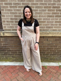 Fran Overall Jumpsuit | Stone