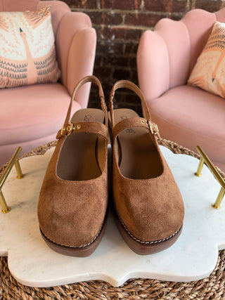 Pity Party | Chestnut Faux Suede