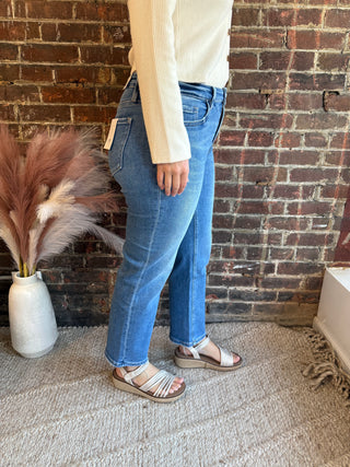 Charlie Ankle Straight Jeans