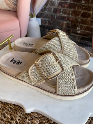 Booked Sandals | Beige
