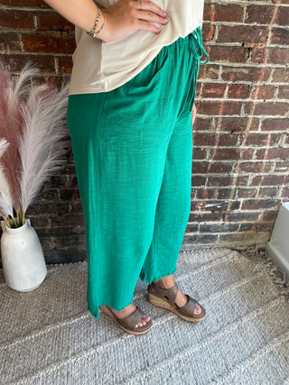 Farah Pants | Emerald Green