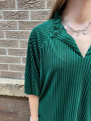 Eve Striped Velvet Top