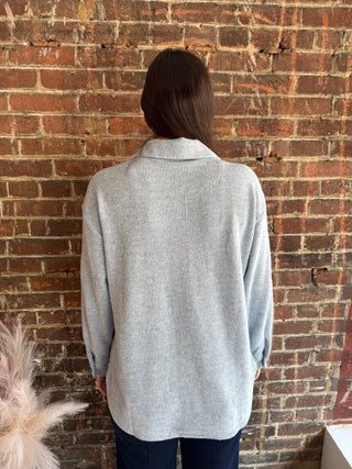 Bailey Shacket | Denim Blue
