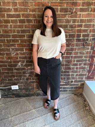 Harper Denim Skirt