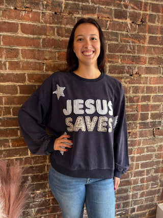Jesus Saves Pullover