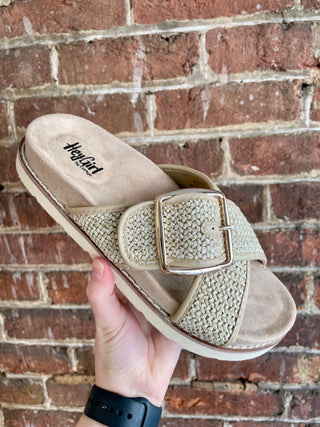 Booked Sandals | Beige
