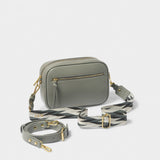 Hallie Crossbody in Graphite Green