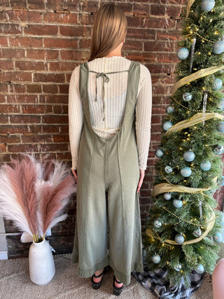 Jolie Jumpsuit | Light Moss Green