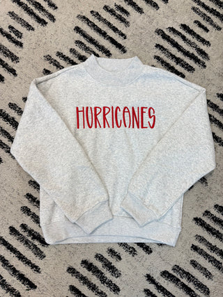 Hurricanes Mock Neck Sweatshirt