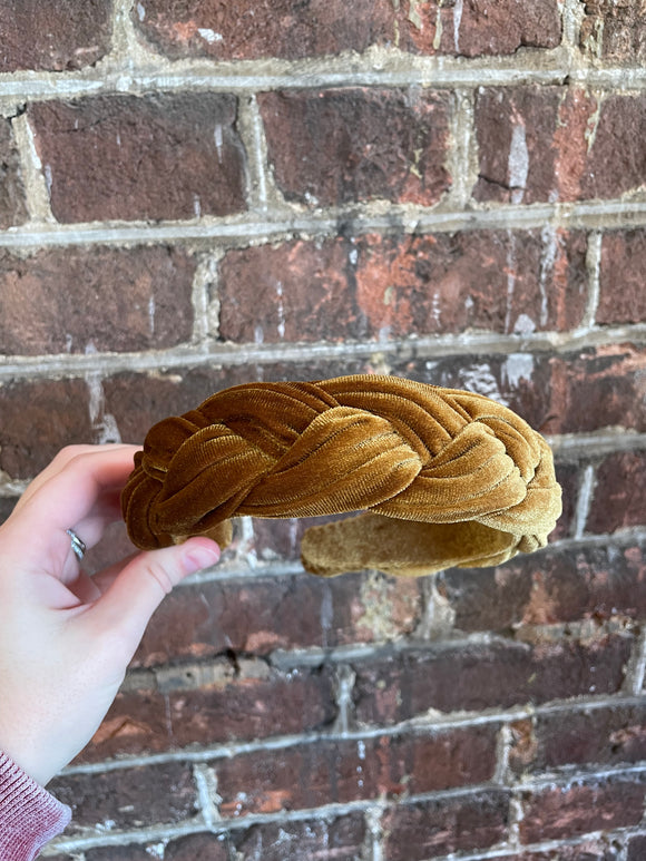 Braided Velvet Headband