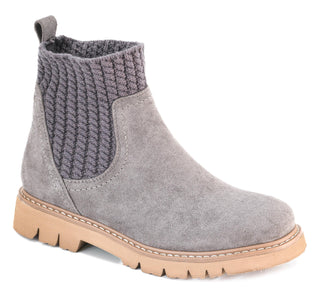 Keep Me Warm | Grey Faux Suede