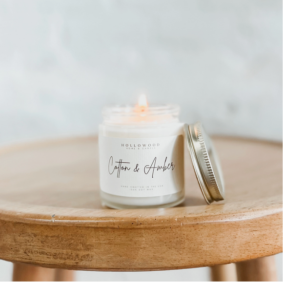 Cotton & Amber Candle