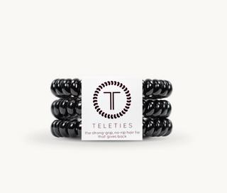 Jet Black Small Teleties