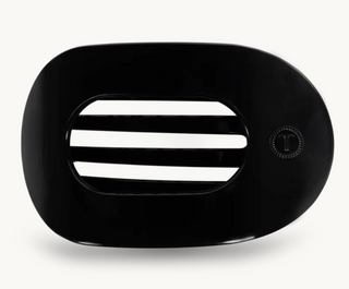 Jet Black Small Flat Round Clip