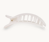 Coconut White Large Flat Round Clip